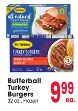 Jewel-Osco Butterball Turkey Burgers offer