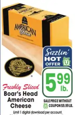 Jewel-Osco Boar's Head American Cheese offer