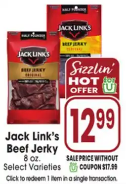 Jewel-Osco Jack Link's Beef Jerky offer