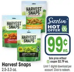 Jewel-Osco Harvest Snaps offer