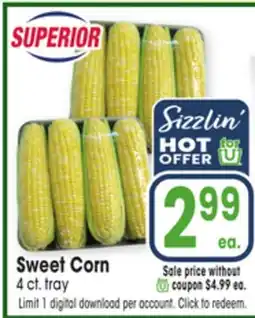 Jewel-Osco Sweet Corn offer