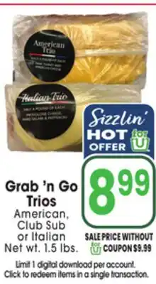 Jewel-Osco Grab 'n Go Trios offer