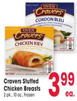 Jewel-Osco Cravers Stuffed Chicken Breasts offer
