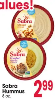 Jewel-Osco Sabra Hummus offer