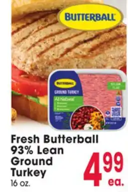 Jewel-Osco Fresh Butterball 93% Lean Ground Turkey offer