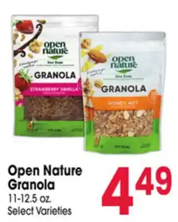 Jewel-Osco Open Nature Granola offer