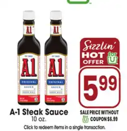 Jewel-Osco A-1 Steak Sauce offer