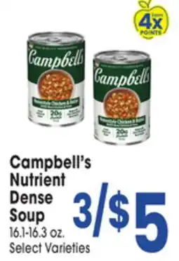 Jewel-Osco Campbell's Nutrient Dense Soup offer