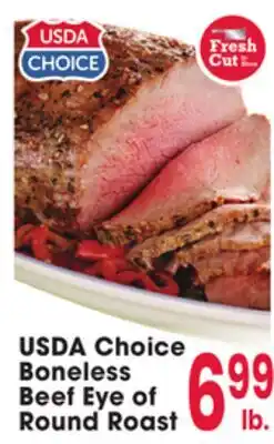 Jewel-Osco USDA Choice Boneless Beef Eye of Round Roast offer