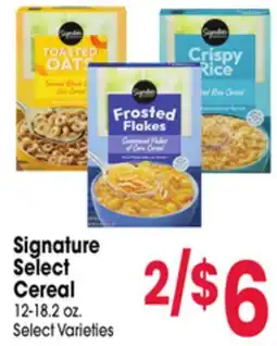 Jewel-Osco Signature Select Cereal offer