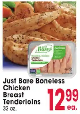 Jewel-Osco Just Bare Boneless Chicken Breast Tenderloins offer