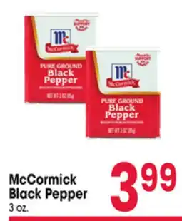 Jewel-Osco McCormick Black Pepper offer
