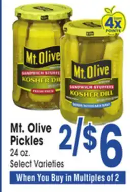 Jewel-Osco Mt. Olive Pickles offer
