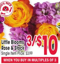 Jewel-Osco Little Blooms Rose & Stock offer