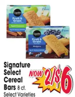 Jewel-Osco Signature Select Cereal Bars offer