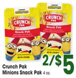 Jewel-Osco Crunch Pak Minions Snack Pak offer