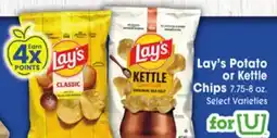 Jewel-Osco Lay's Potato or Kettle Chips offer
