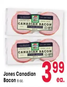 Jewel-Osco Jones Canadian Bacon offer