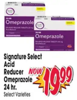 Jewel-Osco Signature Select Acid Reducer Omeprazole 24 hr offer