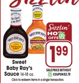 Jewel-Osco Sweet Baby Ray's Sauce offer