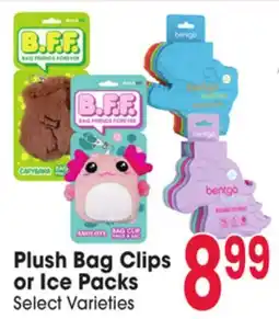 Jewel-Osco Plush Bag Clips or Ice Packs offer