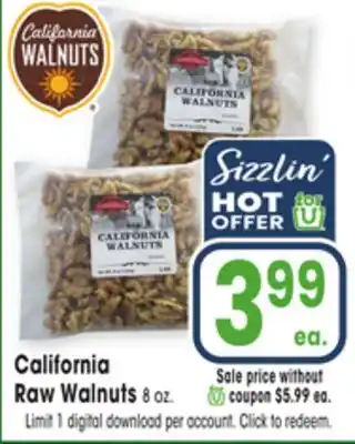 Jewel-Osco California Raw Walnuts offer