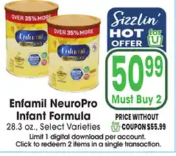 Jewel-Osco Enfamil NeuroPro Infant Formula offer