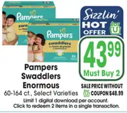 Jewel-Osco Pampers Swaddlers Enormous offer