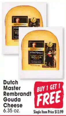 Jewel-Osco Dutch Master Rembrandt Gouda Cheese offer
