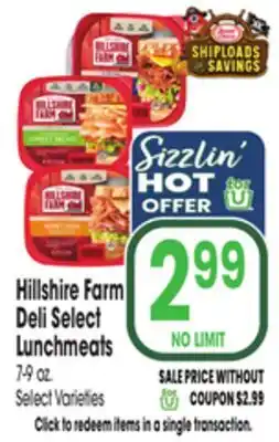 Jewel-Osco Hillshire Farm Deli Select Lunchmeats offer