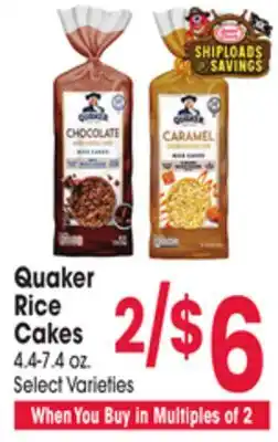 Jewel-Osco Quaker Rice Cakes offer