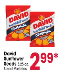 Jewel-Osco David Sunflower Seeds offer