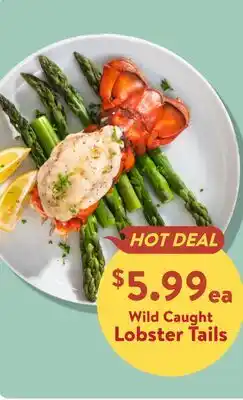 Fresh Thyme Wild Caught Lobster Tails offer