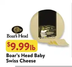 Fresh Thyme Boar's Head Baby Swiss Cheese offer