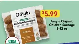 Fresh Thyme Amylu Organic Chicken Sausage offer