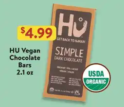 Fresh Thyme HU Vegan Chocolate Bars offer