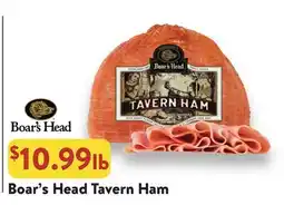 Fresh Thyme Boar's Head Tavern Ham offer