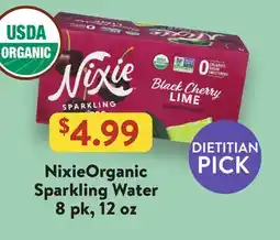 Fresh Thyme NixieOrganic Sparkling Water offer