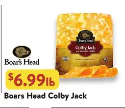 Fresh Thyme Boars Head Colby Jack offer