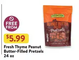 Fresh Thyme Fresh Thyme Peanut Butter-Filled Pretzels offer