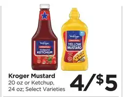 Food 4 Less Kroger Mustard offer