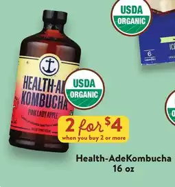 Fresh Thyme Health-AdeKombucha offer