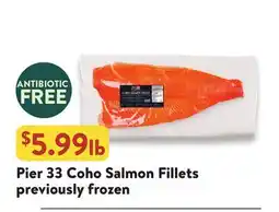 Fresh Thyme Pier 33 Coho Salmon Fillets offer