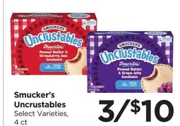 Food 4 Less Smucker's Uncrustables offer