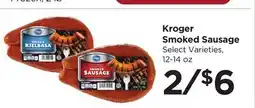 Food 4 Less Kroger Smoked Sausage offer