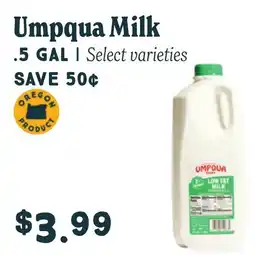 Market of Choice Umpqua Milk offer