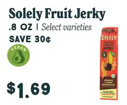 Market of Choice Solely Fruit Jerky offer