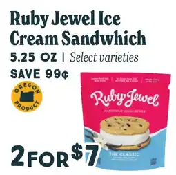 Market of Choice Ruby Jewel Ice Cream Sandwich offer