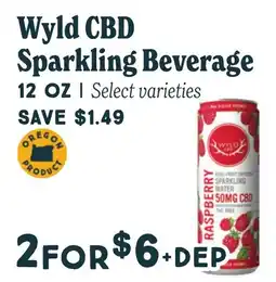 Market of Choice Wyld CBD Sparkling Beverage offer