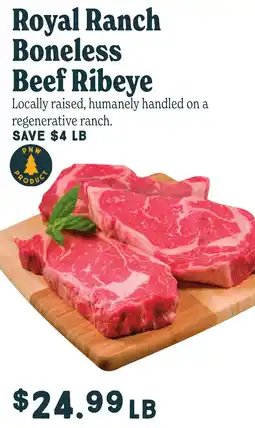 Market of Choice Royal Ranch boneless beef ribeye offer